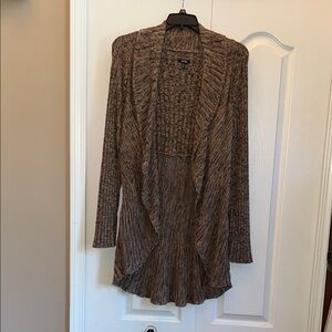 Apt. 9 Women's Heathered Brown Cardigan